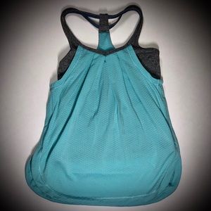 Ivivva tank top with built in sports tank